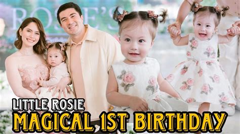jessy mendiola birthday|ROSIE'S FIRST BIRTHDAY CELEBRATION .